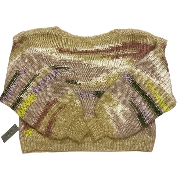 NWT💕 Anthropologie Pilcro Boat-Neck Cropped Sweater - Small Petite - Picture 3 of 6